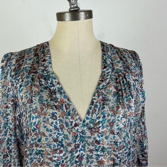 Joie Frazier Blouse in Dusty Mink - Picture 4 of 8